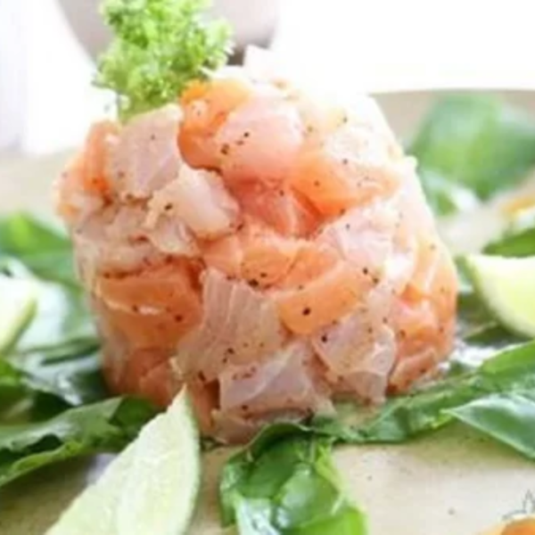 Ceviche de Salmão e Robalo